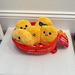 Emotional Support Nuggets Plush Set NWT